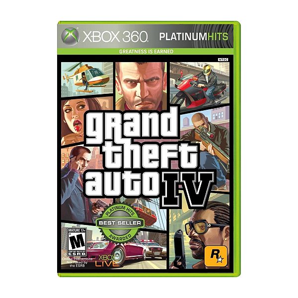Jogo GTA IV - Xbox 360 Seminovo
