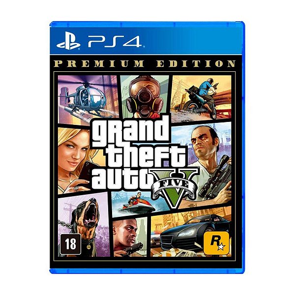Jogo GTA V Premium Edition - PS4