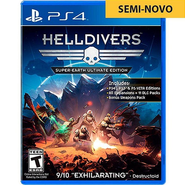 Jogo Helldivers - PS4 Seminovo