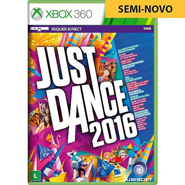 Jogo Just Dance 2016 - Xbox 360 Seminovo