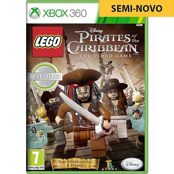 Jogo LEGO The Pirates of The Caribbean - Xbox 360 Seminovo