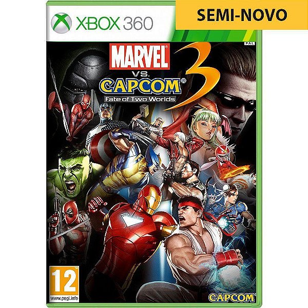 Jogo Marvel Vs Capcom 3 - Xbox 360 Seminovo