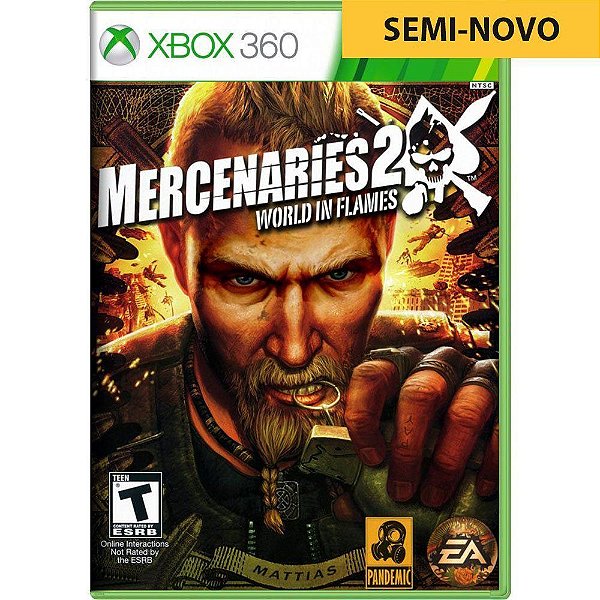 Jogo Mercenaries 2 World in Flames - Xbox 360 Seminovo