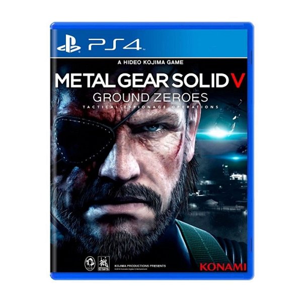 Jogo Metal Gear Solid V Ground Zeroes - PS4 Seminovo