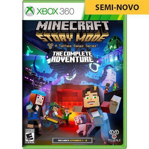 Jogo Minecraft Story Mode The Complete Adventure - Xbox 360 Seminovo