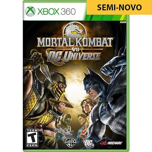 Jogo Mortal Kombat Vs DC Universe - Xbox 360 Seminovo