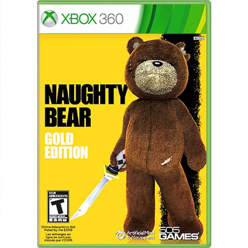 Jogo Naughty Bear Gold Edition - Xbox 360 Seminovo