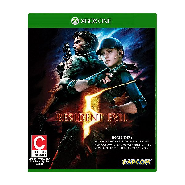 Jogo Resident Evil 5 - Xbox One Seminovo
