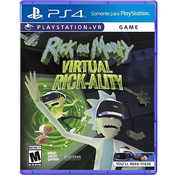 Jogo Rick and Morty Virtual Rick-Ality - PS4