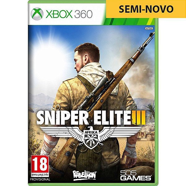 Jogo Sniper Elite III - Xbox 360 Seminovo