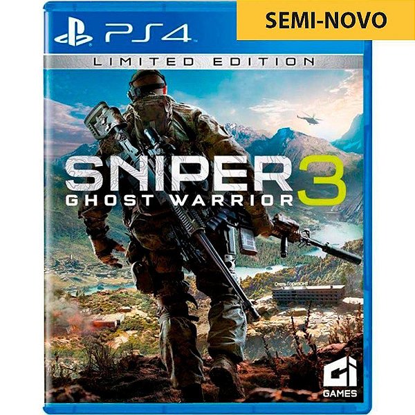 Jogo Sniper Ghost Warrior 3 Edição Limitada - PS4 Seminovo