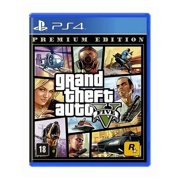 Jogo GTA V Premium Edition - PS4 Seminovo