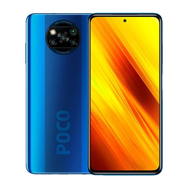 Smartphone Poco X3 64GB 6GB 4K Azul