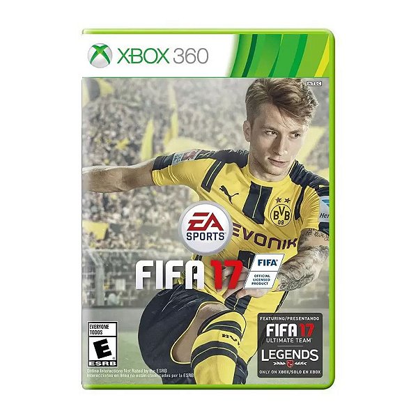 Jogo FIFA 17 - Xbox 360 Seminovo