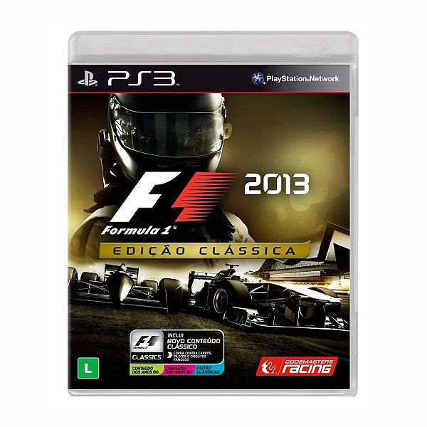 Jogo F1 2013 Edição Clássica - PS3 Seminovo