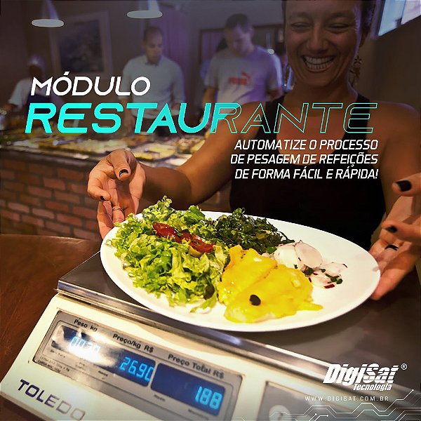 Licença Sistema Gerencial DigiSat - Restaurante - Até 03 Usuários Simultâneos