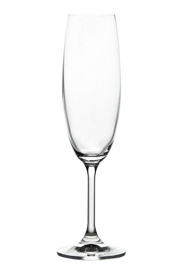 Taça Para Champanhe Em Cristal Ecológico 220ml (Linha Anna)