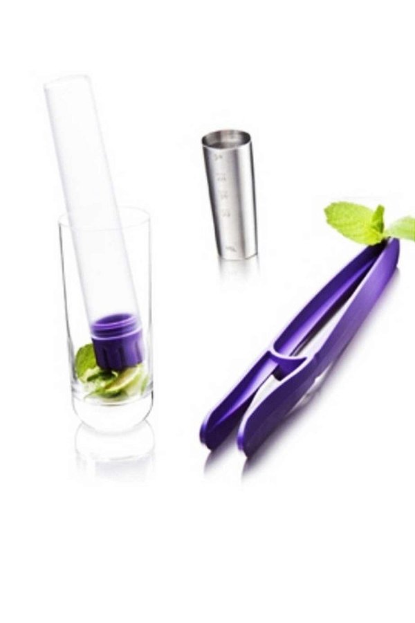 Socador com Pinça e Medidor em Plástico Vacu Vin