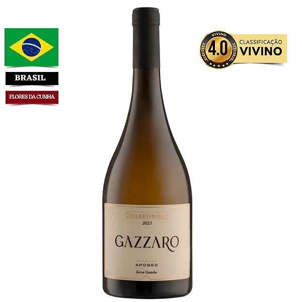 Vinho Gazzaro Chardonnay Apogeo 2023
