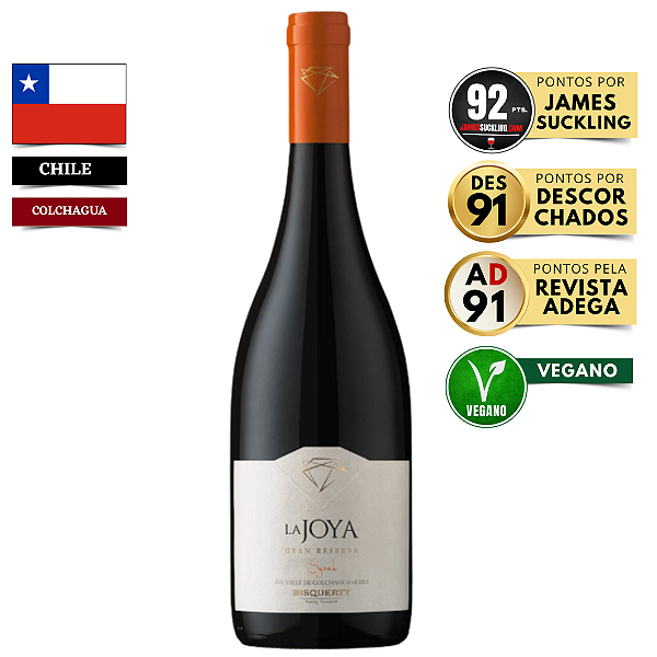 Vinho La Joya Gran Reserva Syrah 2020