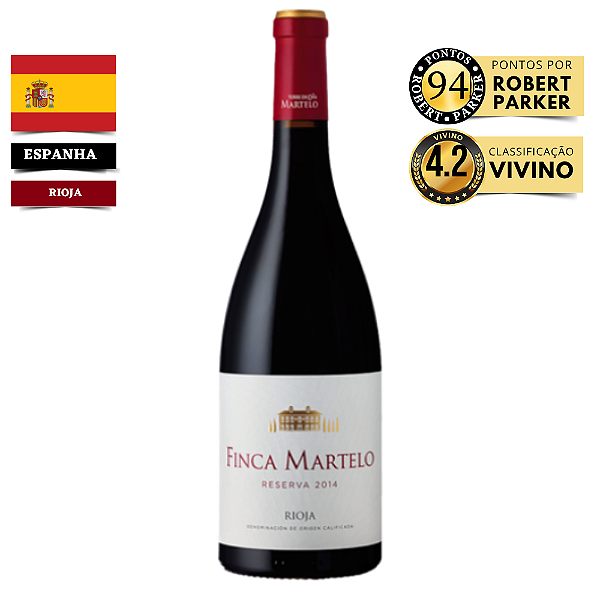Vinho Finca Martelo Reserva 2014