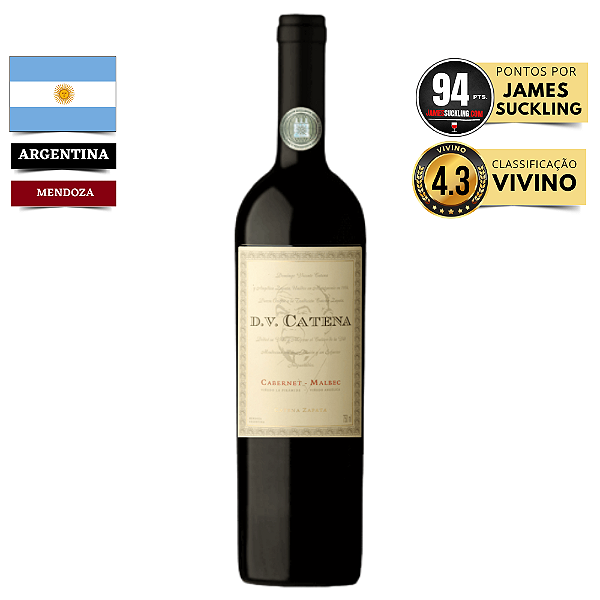 Vinho DV Catena Cabernet - Malbec 2022