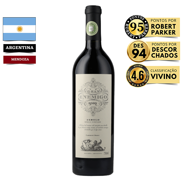 VINHO GRAN ENEMIGO AGRELO 2020