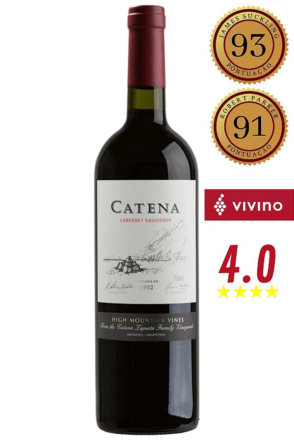 Vinho Catena Cabernet Sauvignon 2018