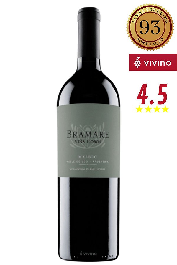 Vinho Cobos Bramare Lujan De Cuyo Malbec 2019