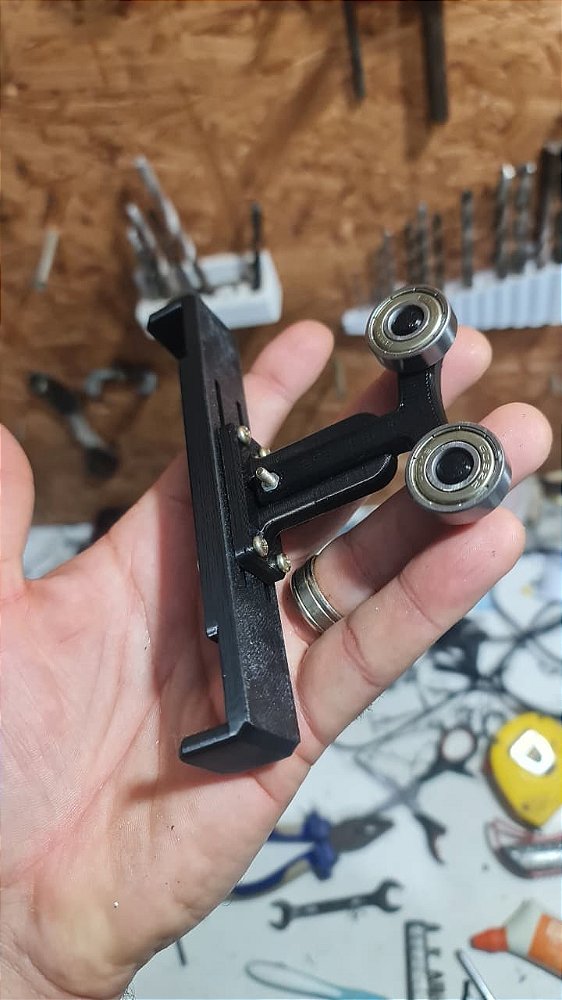 Suporte de copo para rolo de gravacao