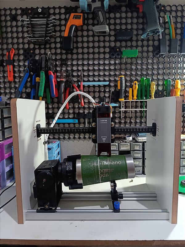 Maquina de gravar copo Basic completa laser 10w Emir LAb 3D
