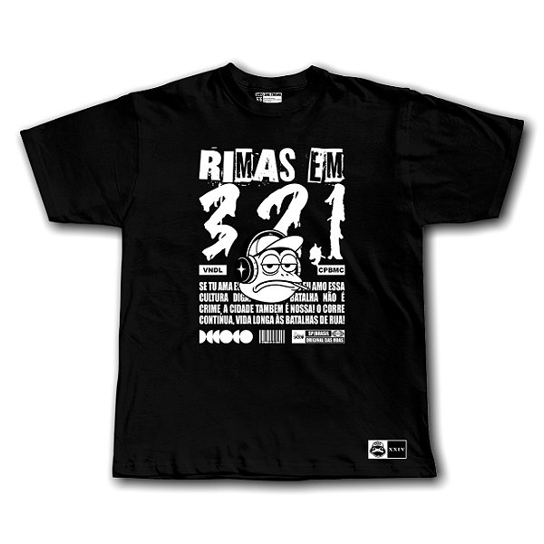 Collab CPBMC x Vandal - Rimas em 3, 2, 1 - Plus Size