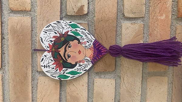 Pingente de porta/parede Frida Kahlo