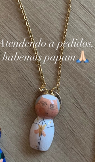 Colar Coleção Cheia de Graça Papa Francisco