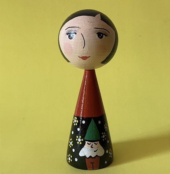 Boneca Amélie Poulain e o Gnomo
