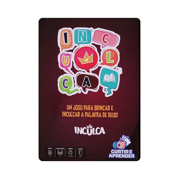 Inculca - Jogo de Cartas Bíblico - 6 Jogos em 1