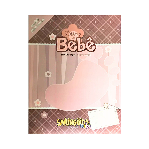 Diário do Bebê Smilinguido - Rosa
