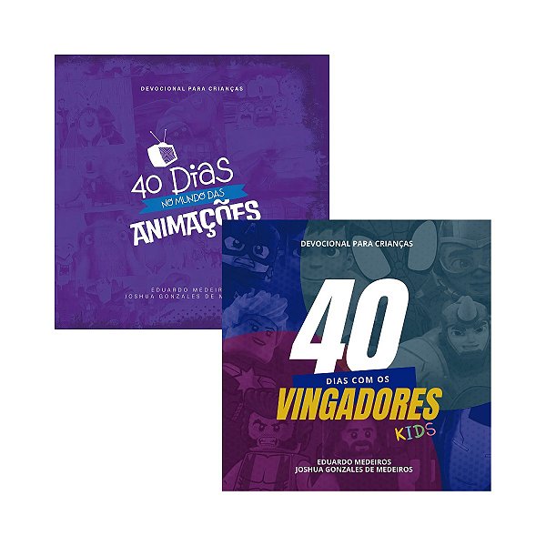 COMBO - 40 Dias com os Vingadores Kids + Animações Kids
