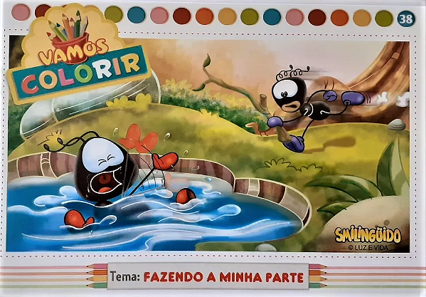 Livro Vamos Colorir - Fazendo a Minha Parte - Smilingüido