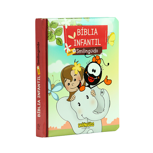 Bíblia Infantil Ilustrada do Smilingüido - Capa Almofadada - Elefante