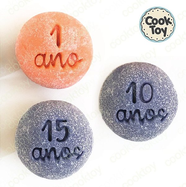 Carimbo para Brigadeiro | Aniversário | 51 a 100 Anos