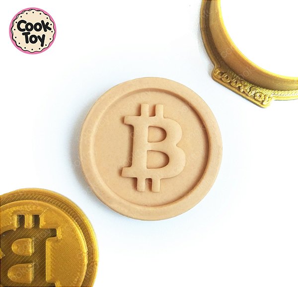Bitcoin | Cortador + Carimbo de Biscoito