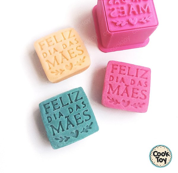 Feliz dia das Mães | Molde Ejetor para Brigadeiros e Biscoitos