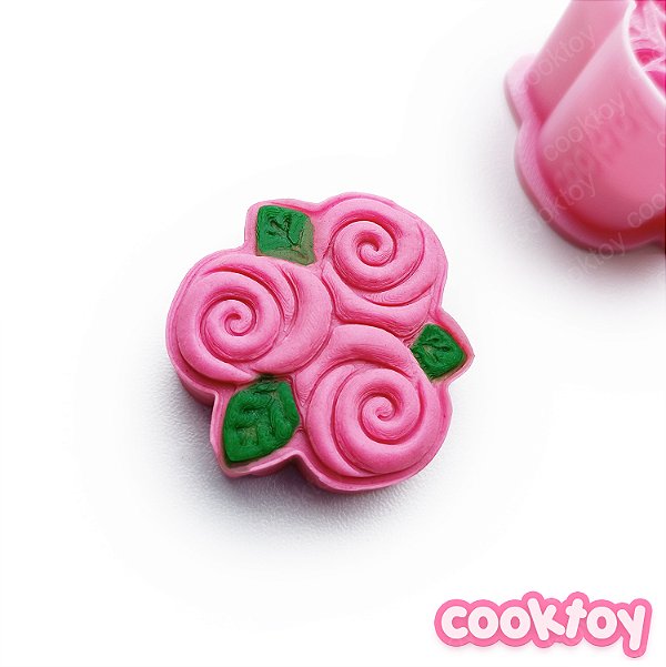 Buque Rosas | Modelador Ejetor para Brigadeiros Personalizados