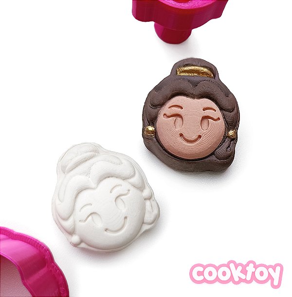Princesa Bela | Modelador Ejetor para Brigadeiro Personalizado