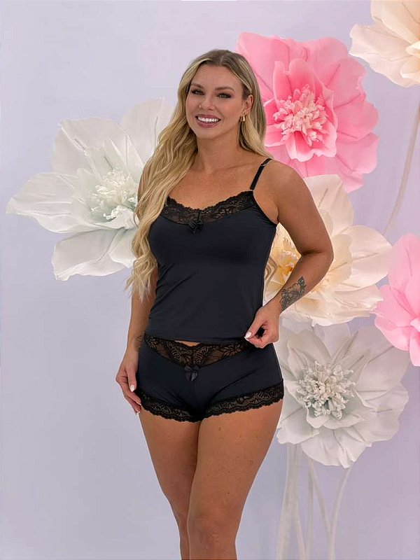 Short doll microfibra