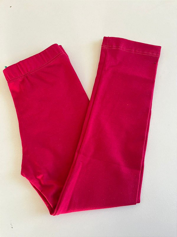 Legging Infantil Menina Algodão Rosa