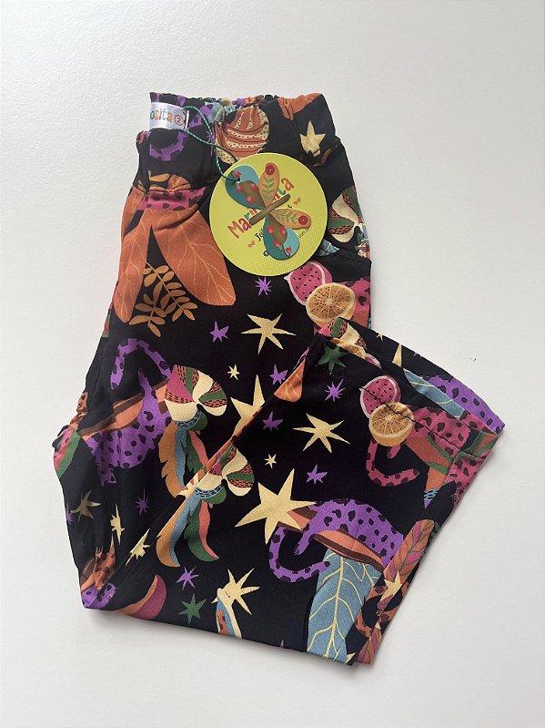 Calça Infantil Menina Onça