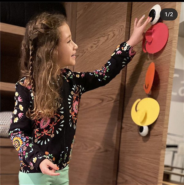 Bomber Infantil Menina Estampada Mandala