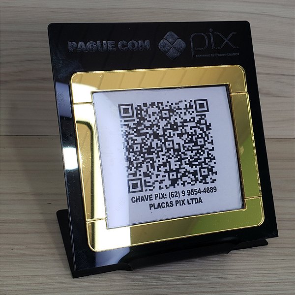 Placa Pix de Acrílico Genérica